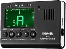 Donner デジタルメトロノーム チューナー トーンジェネレーター 3 in 1 ギター/ピアノ/トランペット/クロマティック楽_画像1