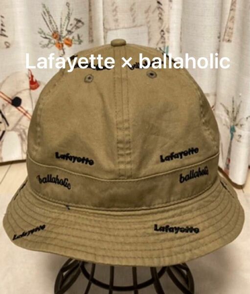レア！Lafayette × ballaholic LOGO METRO HAT バケットハット　ベージュ　ユニセックス
