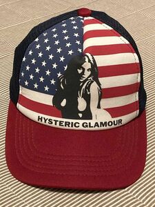 HYSTERIC GLAMOUR ヒステリックグラマー　ヒスガール　星条旗　メッシュキャップ　ユニセックス