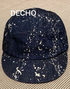 デコー DECHO 5PANEL デニム スプラッシュペイント　ジェットキャップ