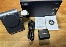 新品同様　Anker 737 MagGo Charger (3-in-1 Station) Apple iPhone AirPodsPro Apple Watch アンカー アップル 急速充電器 充電_画像1