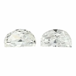 Diamond Melee ダイヤモンド half ルース ジュエリールース・ダイヤモンドルース/Diamond/0.298ct/Fカラー 翌日配送可■511585