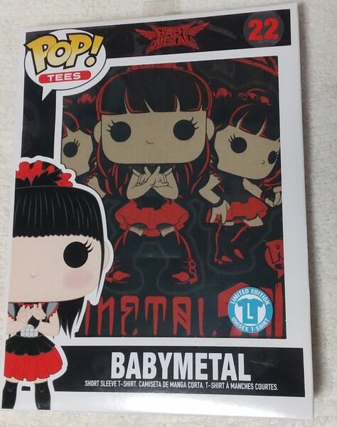 【未使用品】FUNKO POP ROCKS BABYMETAL Tシャツ Lサイズ