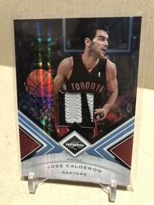 NBA 2010 PANINI Jose Calderon PATCH Card PRIME