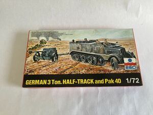 【模型】ESCI GERMAN 3Ton. HALF-TRACKandPak40 1/72