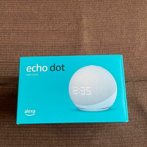Echo Dot with clock (エコードットウィズクロック) 第5世代 - 時計付きスマートスピーカー｜クラウドブルー