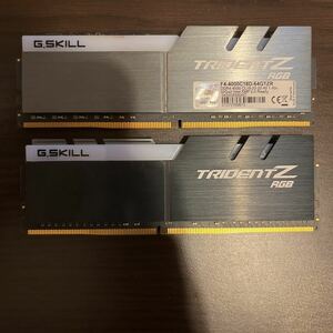 G.SKILL F4-4000C18D-64GTZR [DDR4 PC4-32000 32GB 2枚組] 中古デスクトップパソコン用 