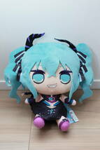 ★《新品未使用》初音ミク きゅるまるBIGぬいぐるみーヴィランver.ー　　プライズ景品未開封グッズ人形おもちゃボカロビッグ_画像1