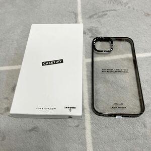 CASETiFY コンパクト iPhone 13 ケース [MIL規格準拠 (2x MIL-STD-810G)/1.2mからの落下テストをクリア] - ブラック