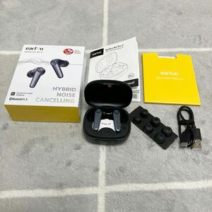 EarFun Air Pro 3 ANC搭載完全ワイヤレスイヤホンBluetooth 5.3 QCC3071チップ搭載/最大45時間再生/ワイヤレス充電/IPX5防水 ブラック