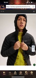 ARC'TERYX Cerium Hoody Men's Black 最新モデル　超貴重XLサイズ アークテリクス セリウム 正規取扱店ロフトマン購入 定価68200円 未使用