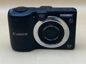 Canon キャノン コンパクトデジタルカメラ 乾電池式 PowerShot A1400 約1600万画素 光学5倍ズーム PSA1400 通電動作確認済 中古品 KC93