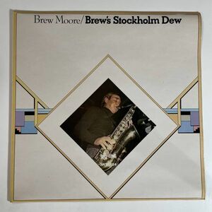 17045 【UK盤★盤未使用に近い】 Brew Moore with Lars Sjosten Trio/Brew's Stockholm Dew