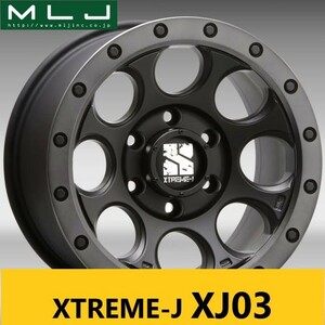 流行り 人気 オフ系 MLJ XTREME-J XJ03 8.0J×18in IS20 PCD139.7 新品4本 トライトン GSR プラド 125系ハイラックス FJ に