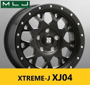 人気オフ系 サテンブラック ヤリスクロス デリカD5 RAV4 MLJ XTREME-J XJ04 7.0J×17in IS42 PCD114.3 5H 新品ホイール4本