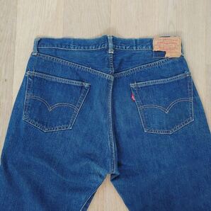 希少 濃紺 60s Levi’s 501 BIGE Aタイプ オリジナルビンテージ リーバイス （XX 片面 大戦 505 551 506 507 赤耳 デニムジーンズ 古着 0sの画像6