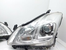 バルブバラスト付 GRS200 クラウン ロイヤル ヘッドライト 左右セット HID 点灯確認済 P7078 200系 202 レンズ ランプ B1_画像4