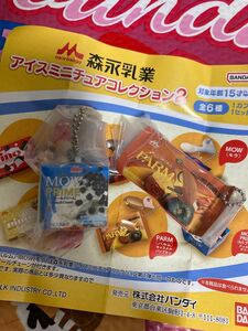 森永乳業　アイスミニチュアコレクション2 2種類　新品未開封