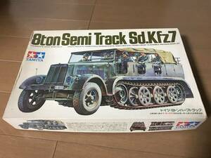 絶版レア TAMIYA タミヤ 小鹿 8トンハーフトラック sd.Kfz7 モーターライズ プラモデル