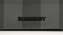 送料無料BURBERRYバーバリー美品カードケース8070204フォールディング カードケース名刺入れダークグレー/ブラック男女兼用_画像5