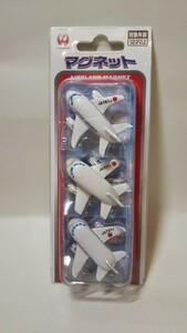 1545 postage 100 jpy Japan Air Lines .. float magnet JAL / 3 machine kind set airplane vehicle magnet 