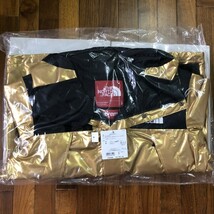 国内正規品 Supreme The North Face Metallic Mountain Parka Gold S 18SS シュプリーム ノースフェイス マウンテンパーカー ゴールド_画像2