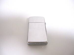 【中古品】Zippo スリムタイプ 無地 シンプル