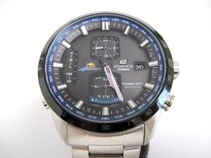 【未使用保管品】CASIO EDIFICE カシオ エディフィス Red Bull EQW-A1100RB タフソーラー 説明書保証書無し