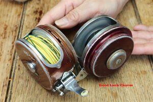 50s SOUTH BEND SHAKESPEARE AUTOMATIC FLY REEL WF6/7 ゼンマイ内蔵 自動巻き オールド アンティーク フライリール トラウト バス釣りに