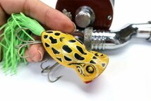 ARBOGAST HULA POPPER アーボガスト フラポッパー 5/8oz / HEDDON 道楽 ザウルス ZEAL バルサ50 ハトリーズ UMCO 昭和アングラーに_画像6