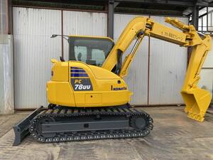 ★Excavator／油圧ショベル　202001　Komatsu　PC78UU-8・移動式Crane・バックモニター・ 倍速・オートアイドル★千葉Prefecture～