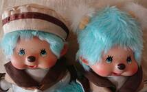 中古　★30周年モンチッチ Sサイズ セーラー 水色 2体セット 男の子&女の子★ MONCHHICHI 30th ANNIVERSARY MONCHHICHI COLLECTION_画像4