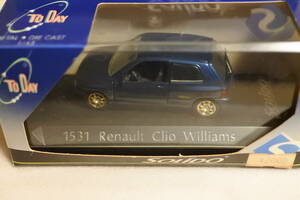 1/43 Solido Renault Clio Williams blue unused goods 