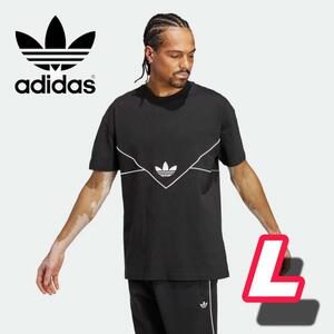 adidas シーズナル アクティブ Tシャツ 黒 L HR3319　アディダス