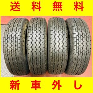 新車外し 送料無料[195/70R15 106/104L LT ブリヂストン RD-613 STEEL 4本]Bridgestone 195/70-15 195-70-15 195-70R15 ダイナ 美品