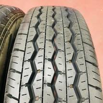 新車外し 送料無料[195/70R15 106/104L LT ブリヂストン RD-613 STEEL 4本]Bridgestone 195/70-15 195-70-15 195-70R15 ダイナ 美品_画像5