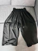 FUMITO GANRYU 19AW Parkour Pants ブラック サイズ1 オーバーサイズ_画像1