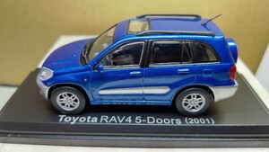 スケール 1/43 Toyota RAV 4 5ー Doors 2001年！ トヨタ RAV ！ 国産名車コレクション！