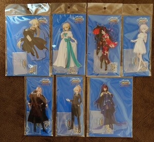 【1円〜】Fate/Grand Order fes 2017 アクリルマスコット ラバーチャーム セット マシュ ジャンヌ アルトリア スカサハ イシュタル fgo