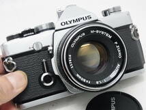 ☆ OLYMPUS M-1+MシステムFズイコーオートS 50mmF1.8 (ボディは点検整備清掃済み！プリズム交換対策済み！レンズは、清掃整備済み）☆_画像1