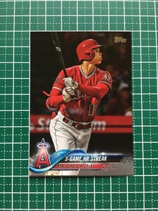 即決のみ！★TOPPS MLB 2018 UPDATE SERIES US189 大谷翔平【ロサンゼルス・エンゼルス】ベースカード ルーキー 18★同梱発送可能！