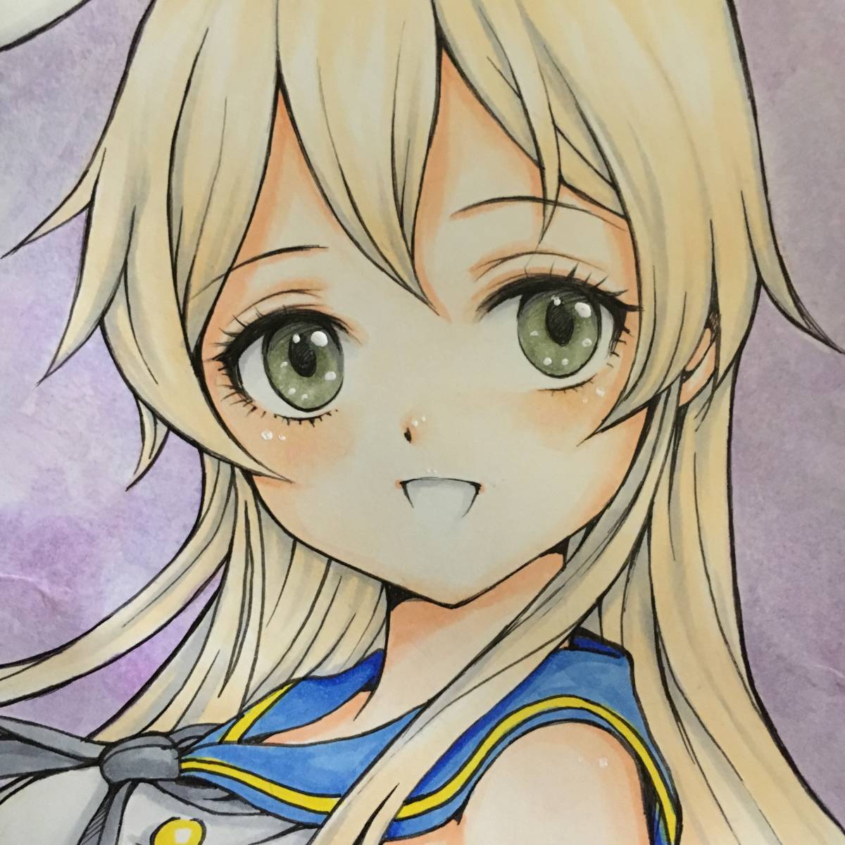 A4 [Kantai Collection] ★ Doujin Hand-Drawn artwork illustration ★ Shimakaze, comics, anime goods, hand drawn illustration