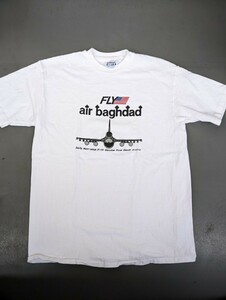 XL　アメリカ製　湾岸戦争　ヘインズ　半袖Tシャツ　ヴィンテージ　USA製　Tシャツ　プリント　サウジアラビア　バグダッド