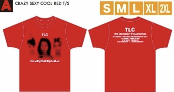 TLC グッズ Tシャツ 2XL 30TH ANNIVERSARY OF CRAZY SEXY COOL 来日 JANET JACKSON TOGETHER AGAIN Japan tour 2024豊洲 大阪 横浜 新品 