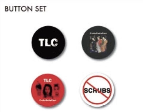 TLC グッズ BUTTON SET 缶バッジ 30TH ANNIVERSARY OF CRAZY SEXY COOL LIVE 来日 JANET JACKSON TOGETHER AGAIN Japan tour 2024 新品 