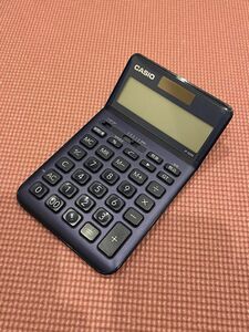 CASIO カシオ　電卓　ネイビー　JF-S200 12桁電卓