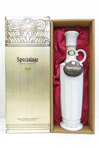 1987 新510-603　お酒　ニッカ ウイスキー　スペシャルエイジ　NIKKA　SPECIALAGE　ノリタケ 陶器　760ml 43%　未開栓 古酒　100