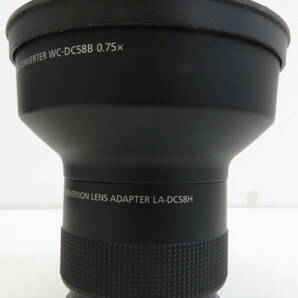 16038 新603-145 Canon ワイドコンバージョンレンズ WC-DC58B 0.75× キャノン ワイドコンバーター 光学機器 中古品 ヤ60の画像3