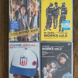 「ＷＯＲＫＳ Ｖｏｌ．３、 ４ 、５ 、６ 」 ｗ-ｉｎｄｓ．DVD 4点