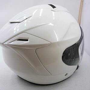 【送料無料】美品 SHOEI ショウエイ J-FORCE4 Jフォース4 ルミナスホワイト XLサイズ ジェットヘルメットの画像6